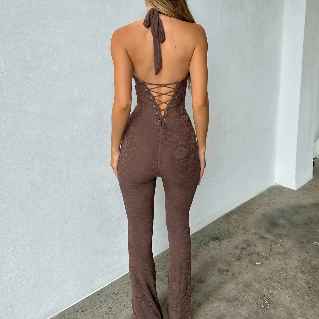 BALVINO Lace Jumpsuit